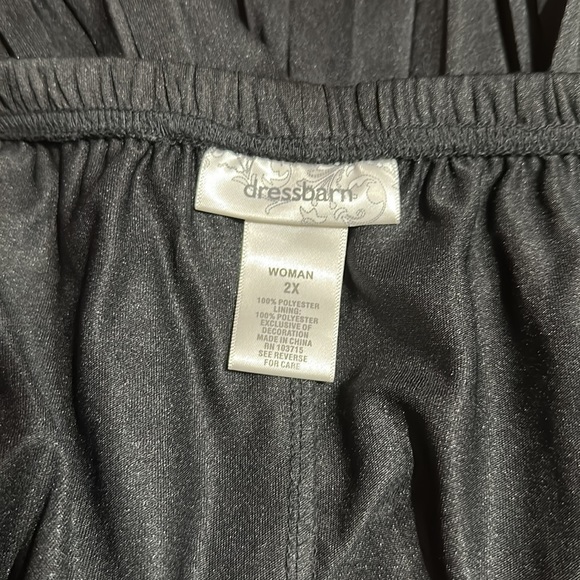 Dress Barn Stretchy Black Plissy Maxi Skirt - Picture 8 of 8